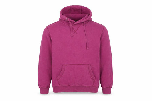Front view of Crew Clothing Red Medium Pullover Hoodie