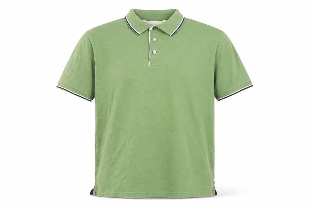 Marks and Spencer Men's Green Polo Medium