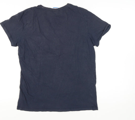 Jack & Jones Men's Blue Medium Crew Neck T-Shirt