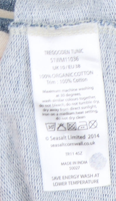 Seasalt Women's Multicoloured Size 10 Striped Shift Dress