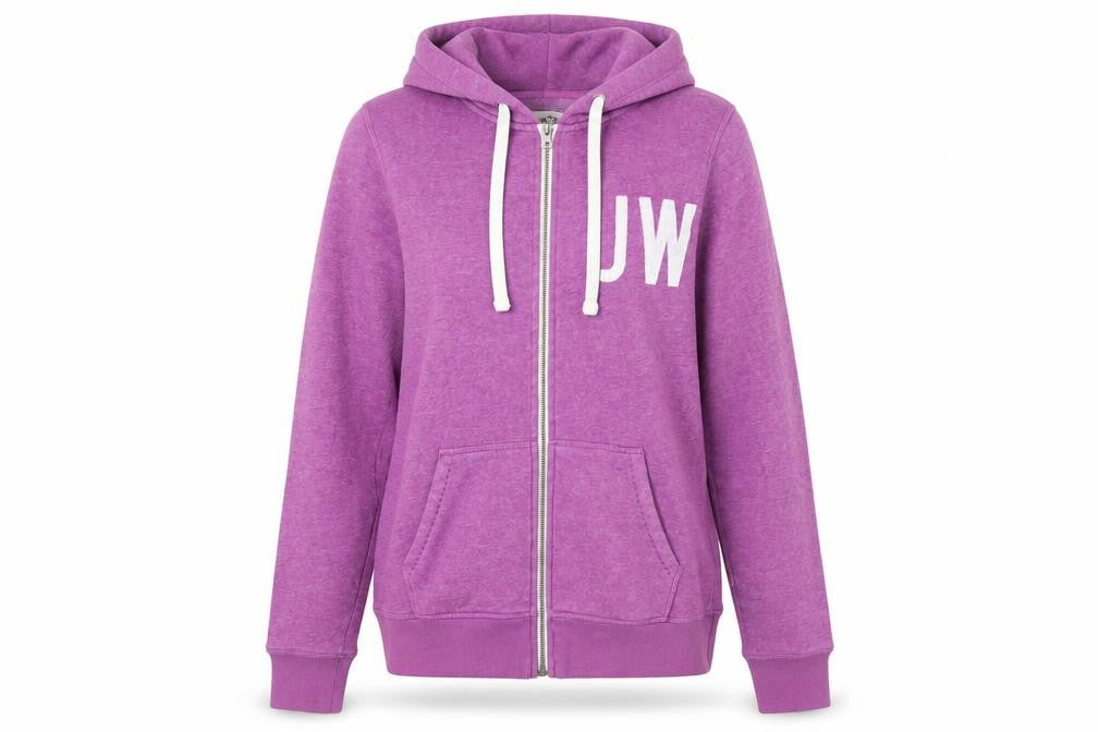 Womens UK 10 Regular Jack Wills Purple Full Zip Hoodie