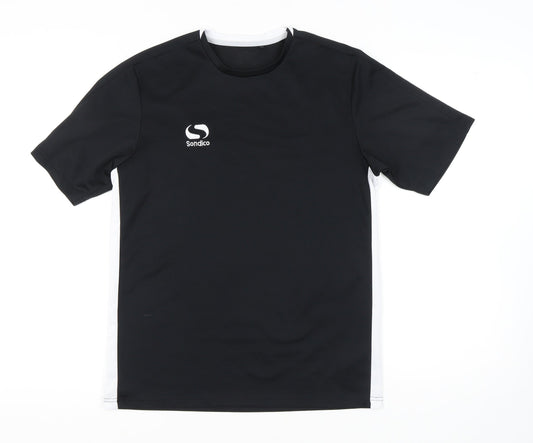 Sondico Men's Black Medium Gym Training T-Shirt
