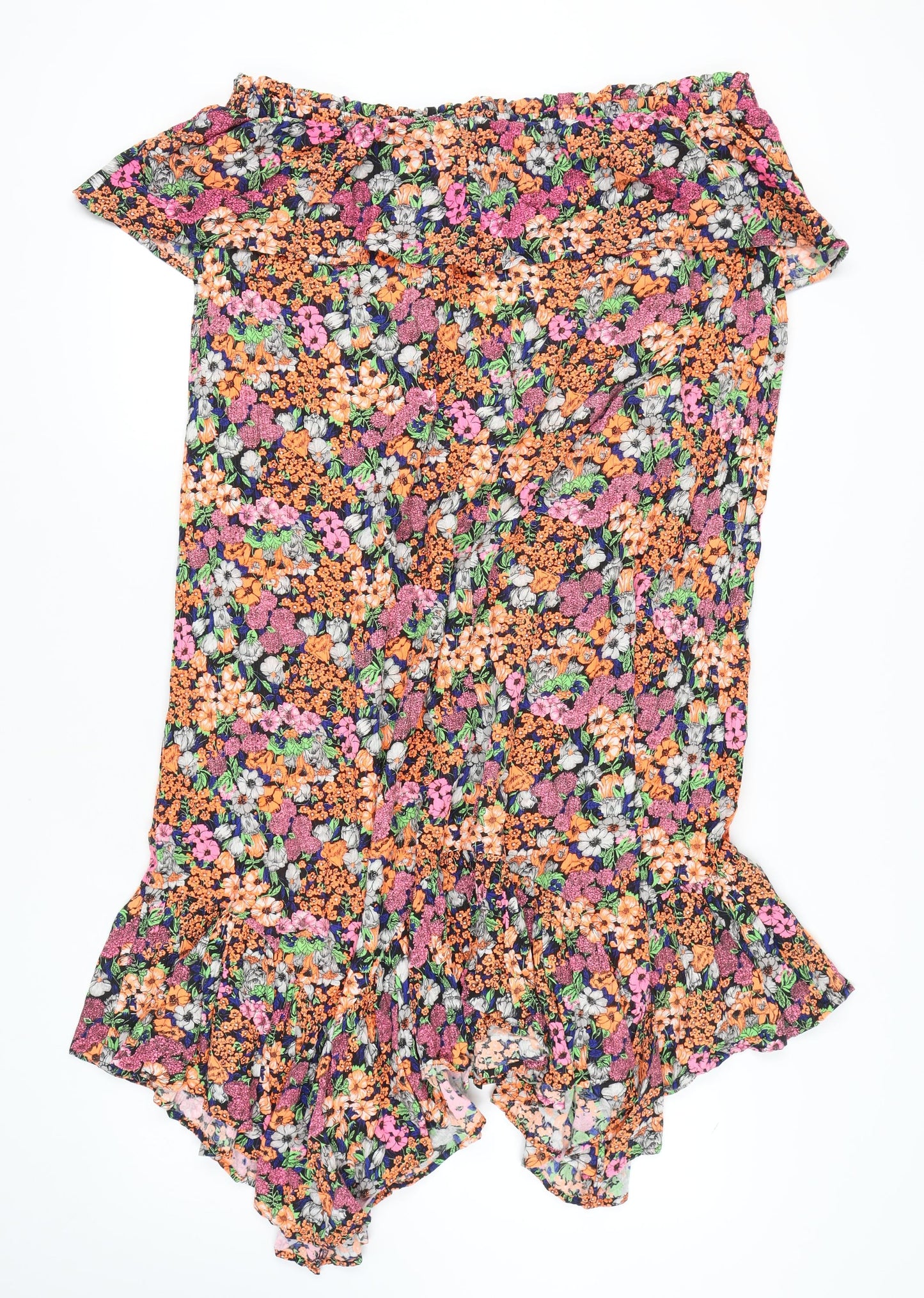 Next Women's Multicoloured Floral Dress Size 24