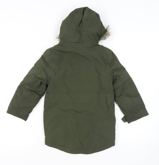 Regatta Girls' Green Parka Coat, Size 6, Winter Wear