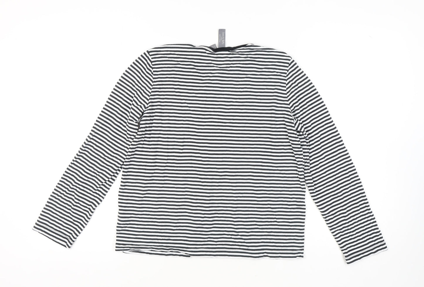 Sweaty Betty Women's L Striped Long Sleeve T-Shirt