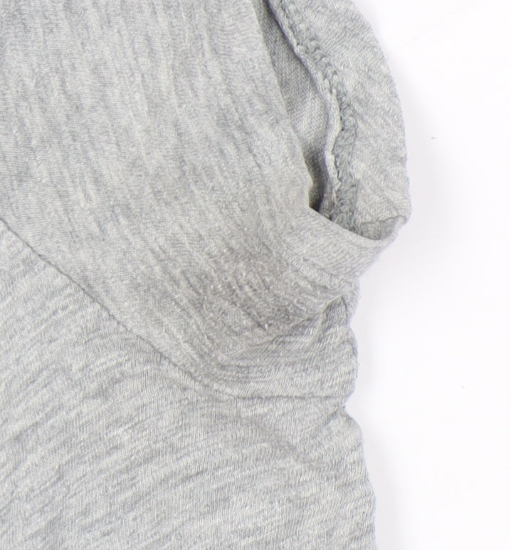 Gap Women's Grey T-Shirt M Basic City Style Embroidery