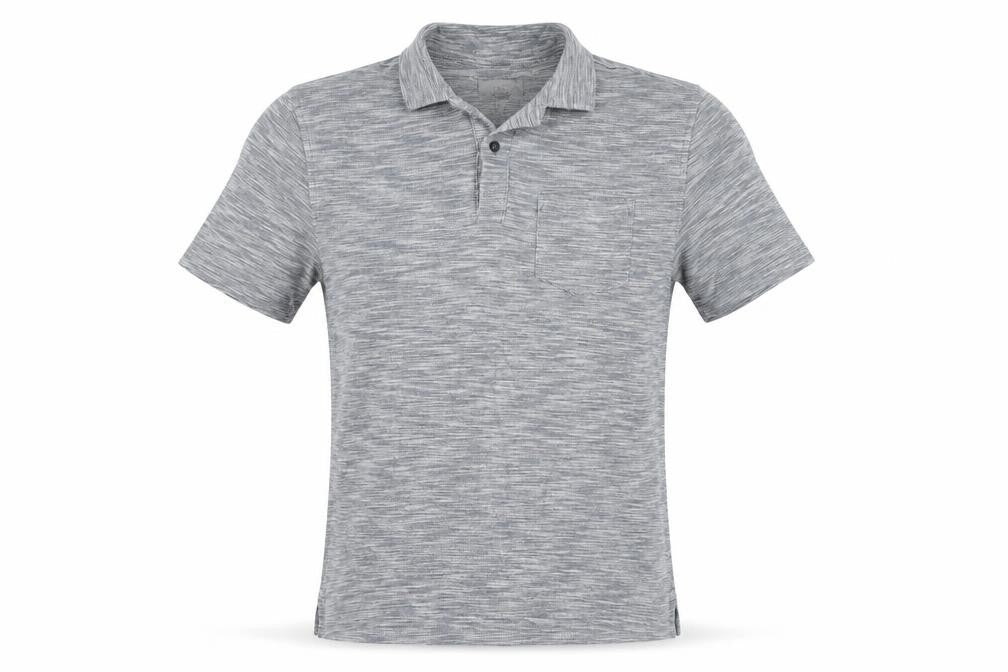 Marks and Spencer Men's Grey Polo Shirt S Tailored