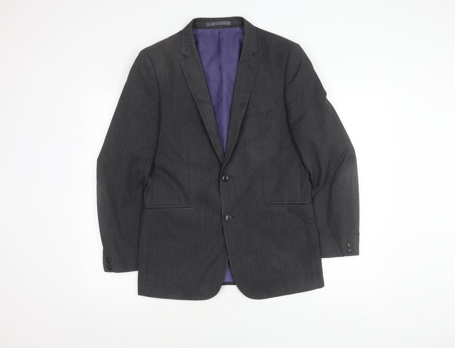 Marks and Spencer Men's Grey Suit Jacket 38R