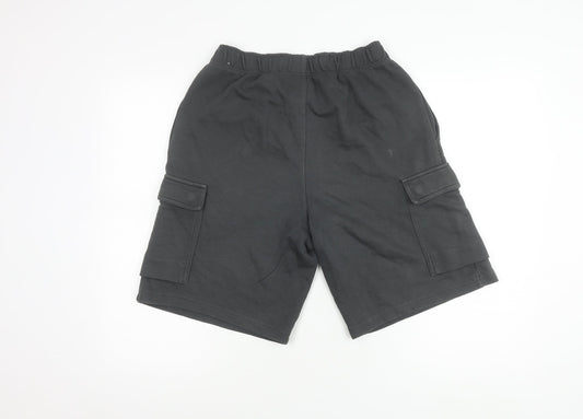 Nike Men's Black Athletic Shorts S Elastic Waist