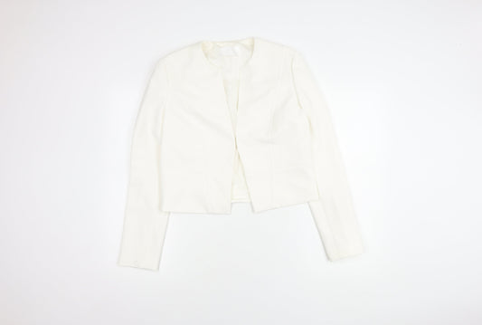 Hugo Boss Women's White Suit Jacket, UK 10, Lined