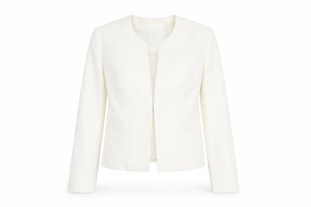 Hugo Boss Women's White Suit Jacket, UK 10, Lined