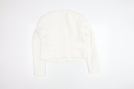 Hugo Boss Women's White Suit Jacket, UK 10, Lined