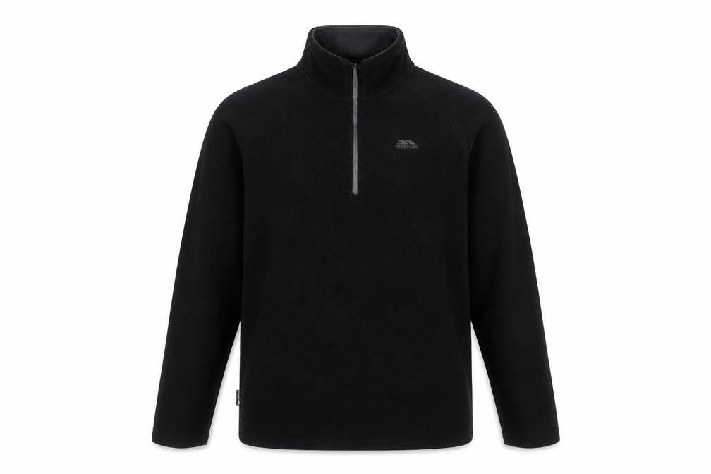 Mens UK S  Trespass Black Pullover Sweatshirt