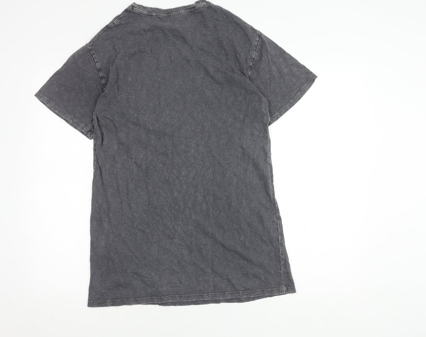 Disney Mickey Mouse Grey Teen T-Shirt Cotton Casual