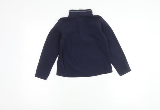 Decathlon Boys Blue Fleece Pullover Sweatshirt 7-8