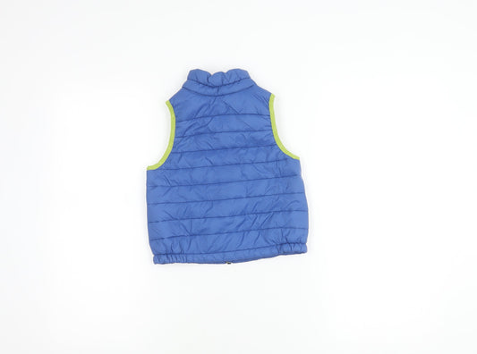 Decathlon Boys Blue Puffer Jacket 4-5 Years