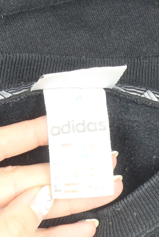 Adidas Men's Black XL Pullover Sweatshirt with Logo