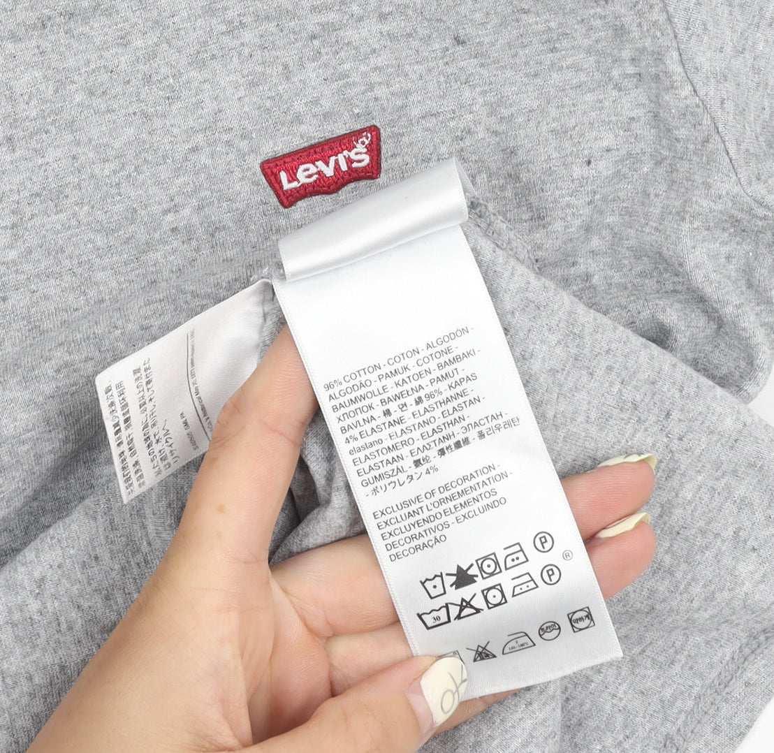 Levi's Women's Grey S Basic T-Shirt