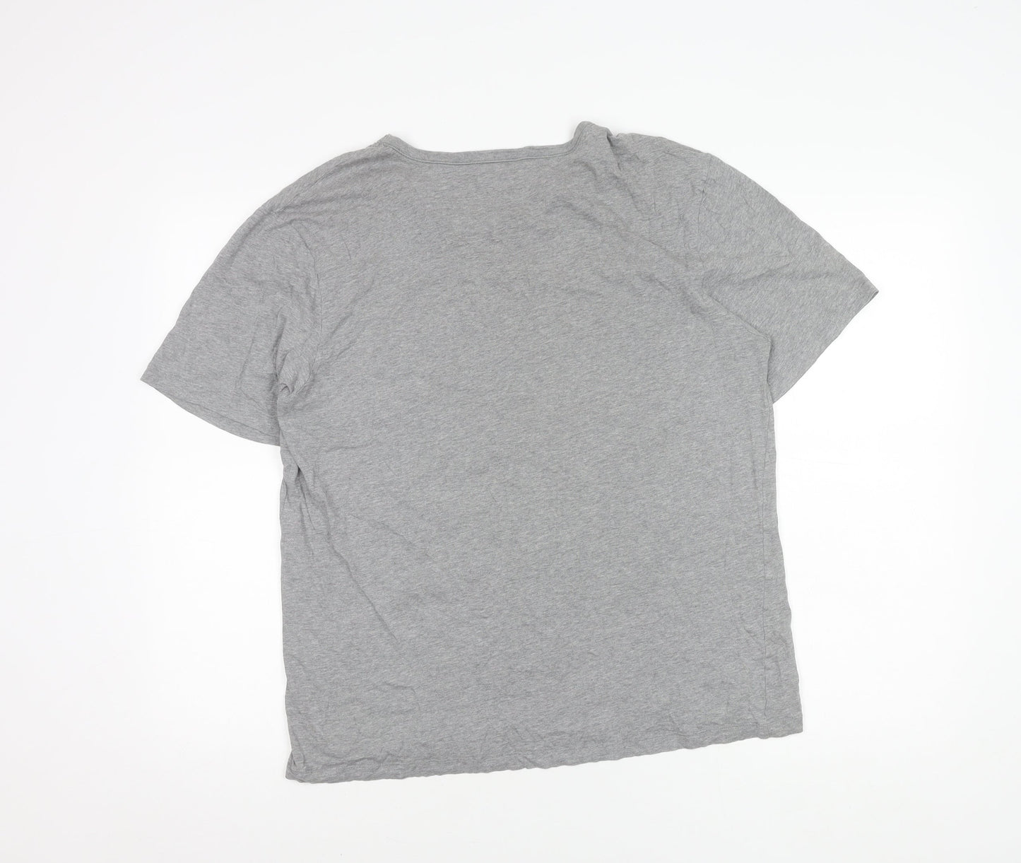 Hugo Boss Men's Grey XL T-Shirt with Logo