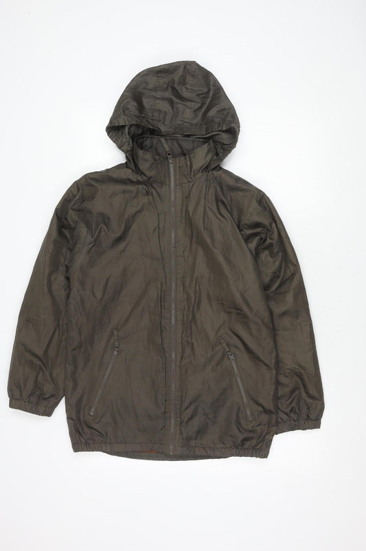 Millets Boys Brown Hooded Windbreaker Jacket 13 Years
