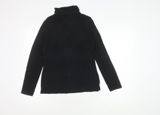 Boden Women's Black Roll Neck Pullover Jumper M