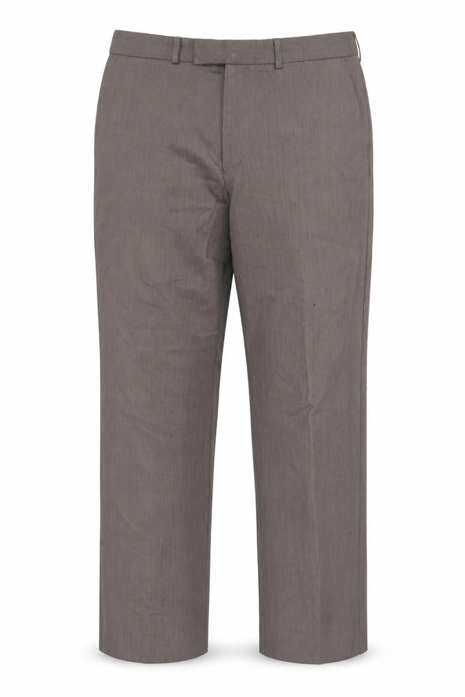 Greenwoods Men's Brown Straight Trousers 34W
