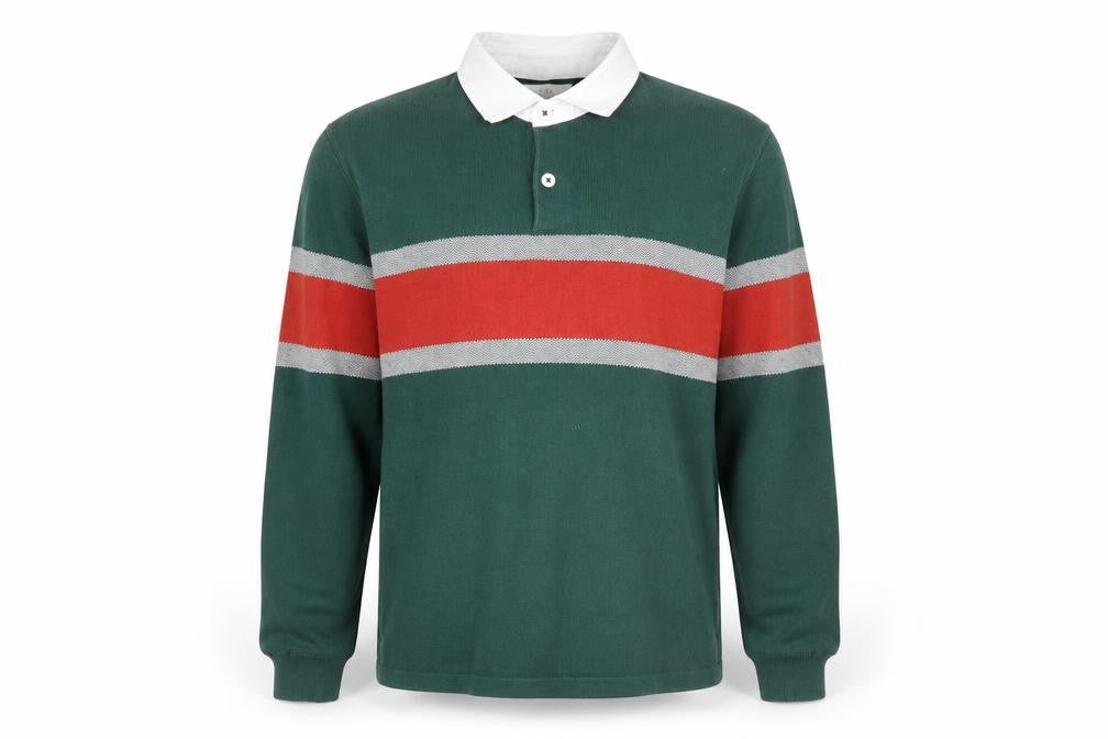Marks and Spencer Men's Green XL Striped Pullover Jumper