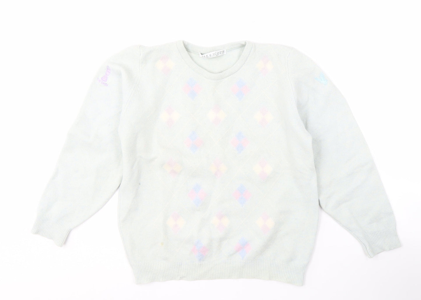 Lyle & Scott Women's Multicoloured Wool Pullover, M