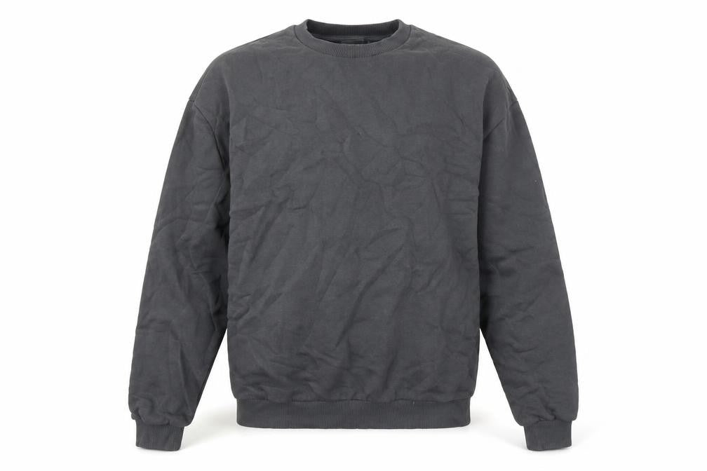 Front view of ASOS DESIGN Black Men's Sweatshirt S Pullover