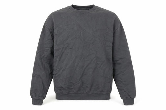 Front view of ASOS DESIGN Black Men's Sweatshirt S Pullover