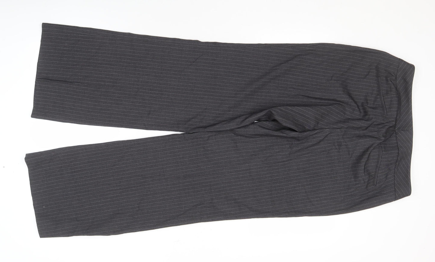 The Department Women's Grey Striped Trousers Size 14