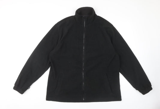 Mountain Warehouse Men's Black Fleece Jacket