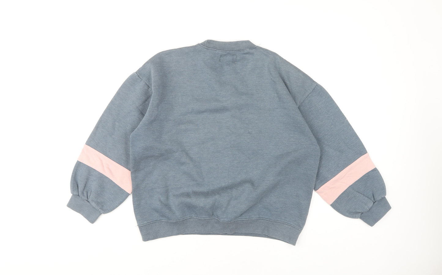 Pull&Bear Women's Blue XS Logo Sweatshirt