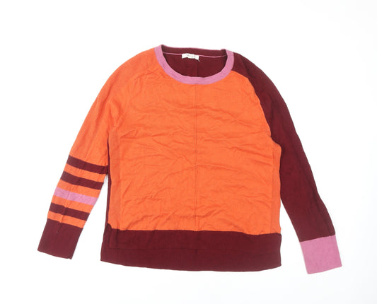 White Stuff Women's Multicoloured Knit Jumper Size 14