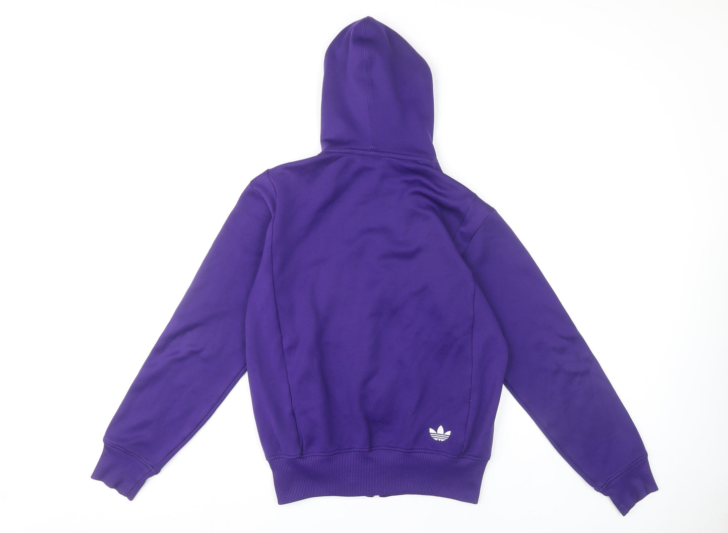 Adidas Men's Purple Full Zip Hoodie, Size S