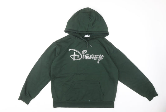 Disney Women's Green Pullover Hoodie Size S