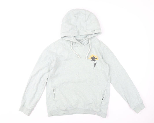 FatFace Women's Grey Pullover Hoodie, Size S