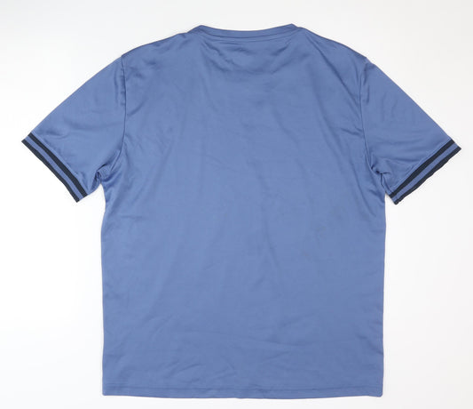 Active Touch Men's Blue XL Basic T-Shirt