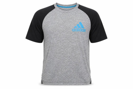 Adidas Men's Grey Sports T-Shirt S Moisture Wicking