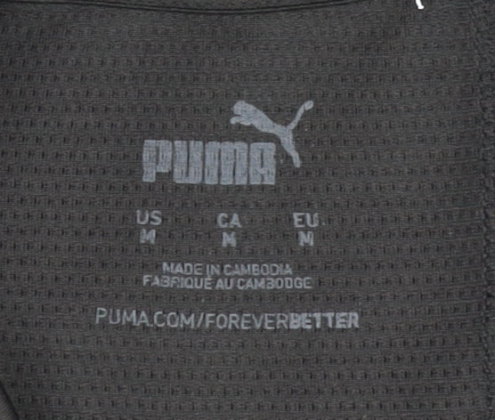 Puma Men's Black Athletic T-Shirt M - Gym & Training