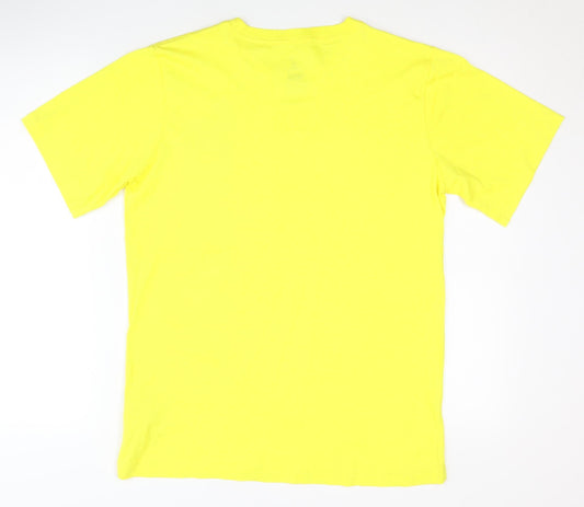Jordan Boys Yellow XL Basic Crew Neck T-Shirt