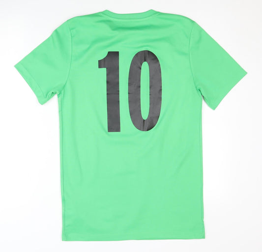 Nike Men's Green Dri-Fit T-Shirt Size S