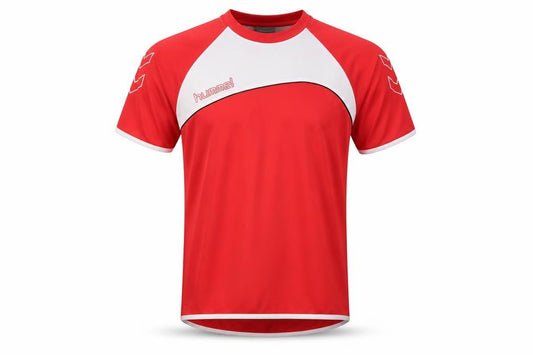 Hummel Men's Red Jersey T-Shirt M - Sports