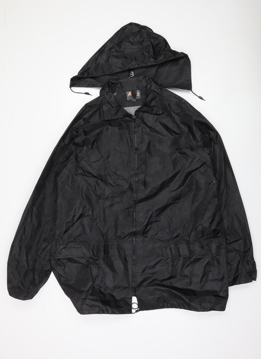 Alpine Trek Men's Black 2XL Windbreaker Jacket