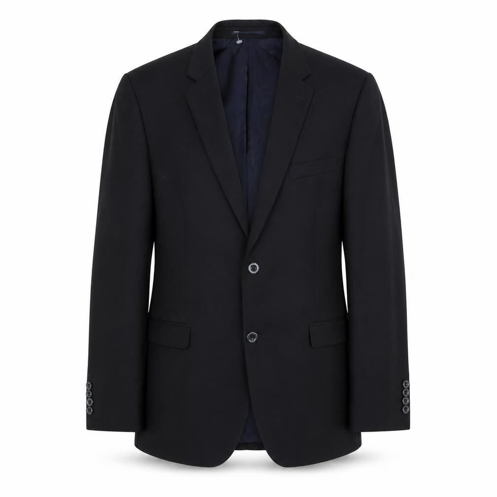 Mens 42 Chest Regular DKNY Blue Two-Button Blazer