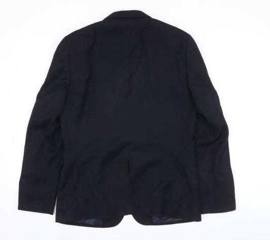 DKNY Men's Dark Blue Blazer 42R Single-Breasted Jacket
