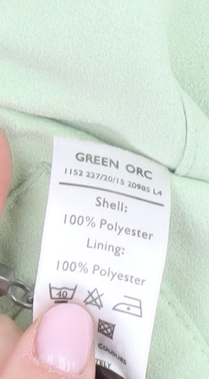 Berkertex Women's Green Hooded Jacket Size 12