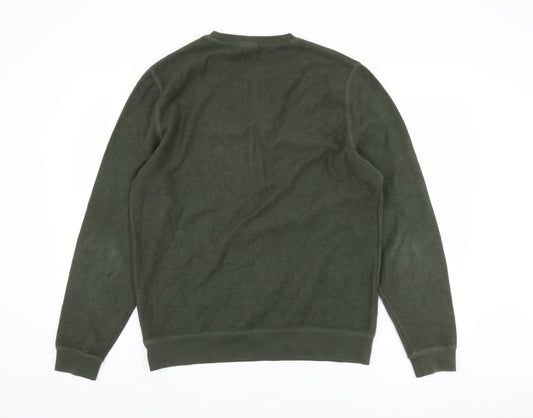 ASOS Men's Green Pullover Sweatshirt, M, Crewneck