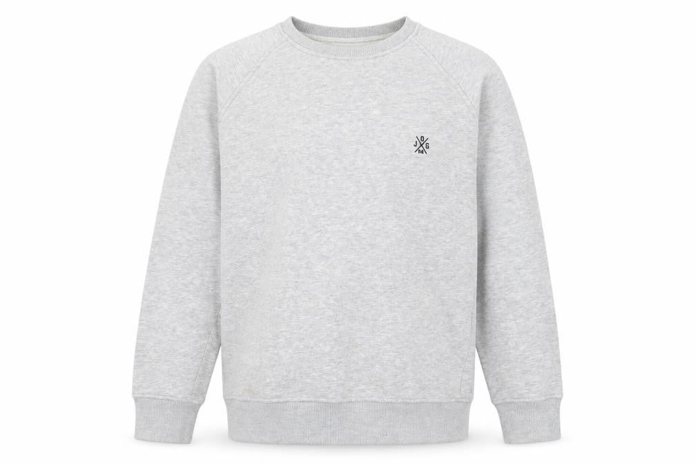 Jog On London Men's Grey Pullover Sweatshirt, Size L
