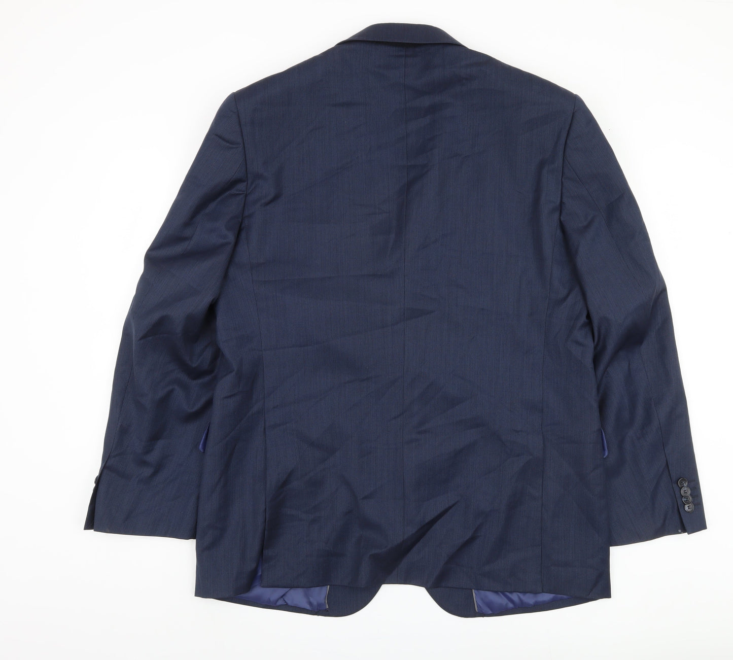 Marks and Spencer Men's Blue Wool Blazer 44 R